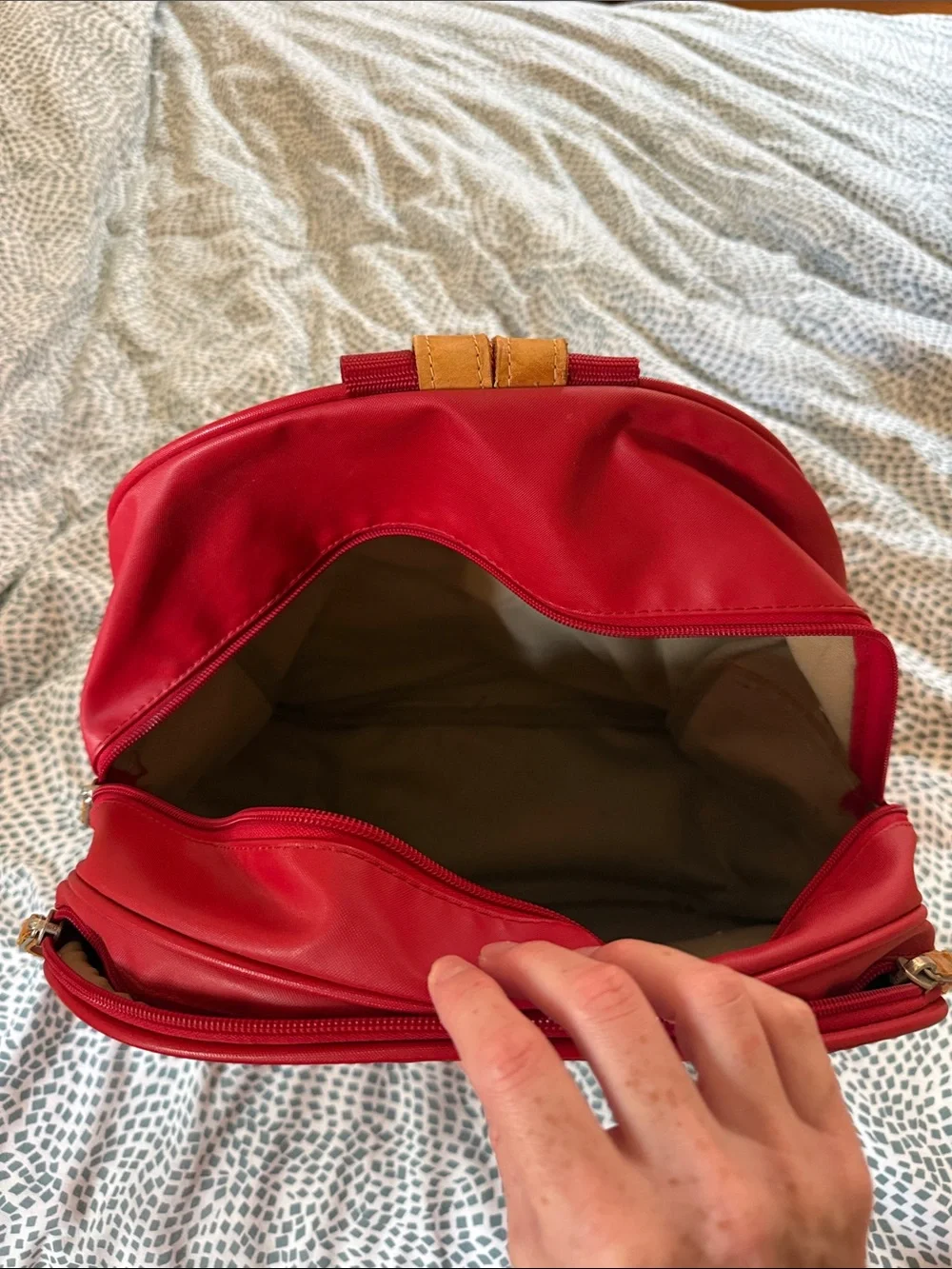 Jon Hart Large Red Backpack